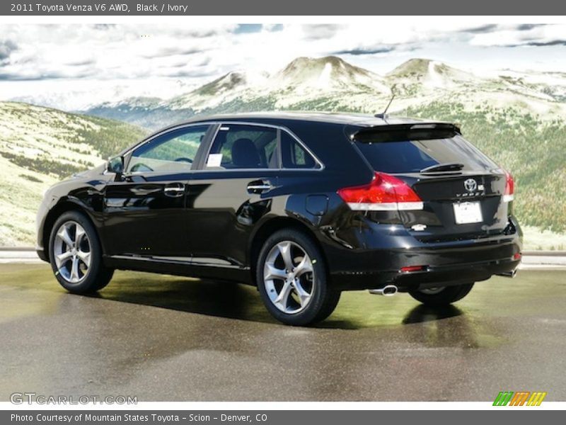 Black / Ivory 2011 Toyota Venza V6 AWD