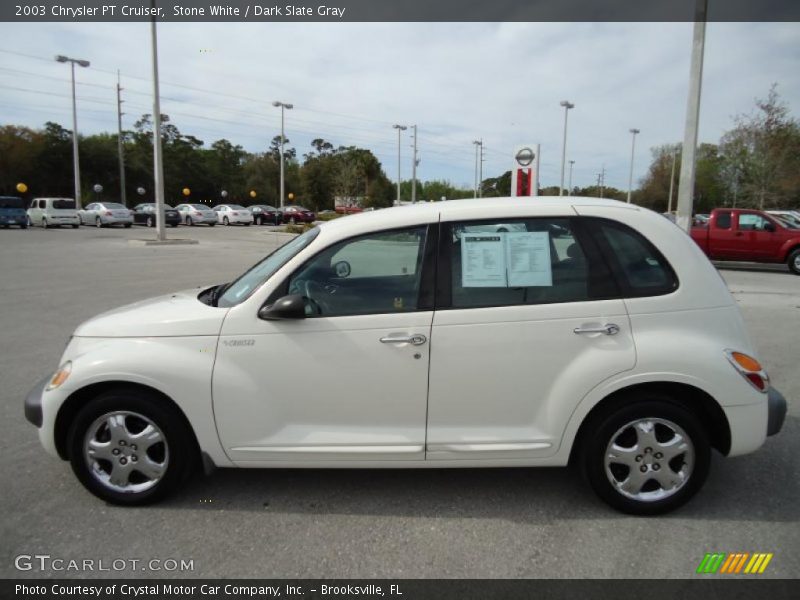 Stone White / Dark Slate Gray 2003 Chrysler PT Cruiser