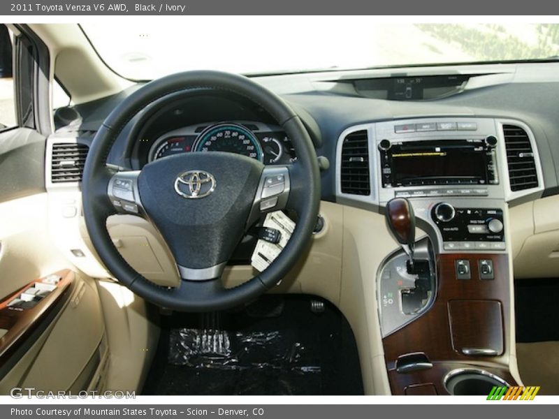 Black / Ivory 2011 Toyota Venza V6 AWD