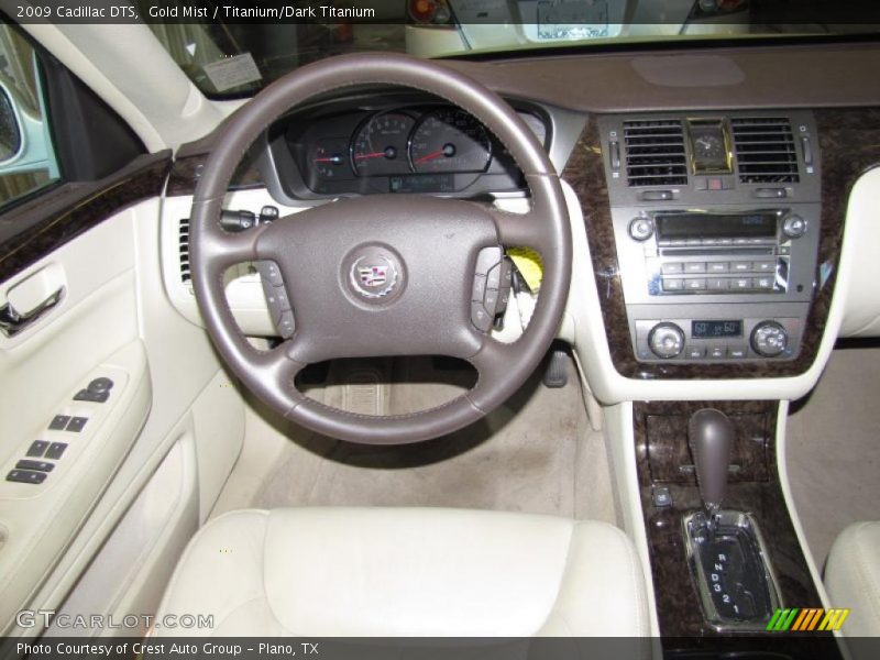 Gold Mist / Titanium/Dark Titanium 2009 Cadillac DTS