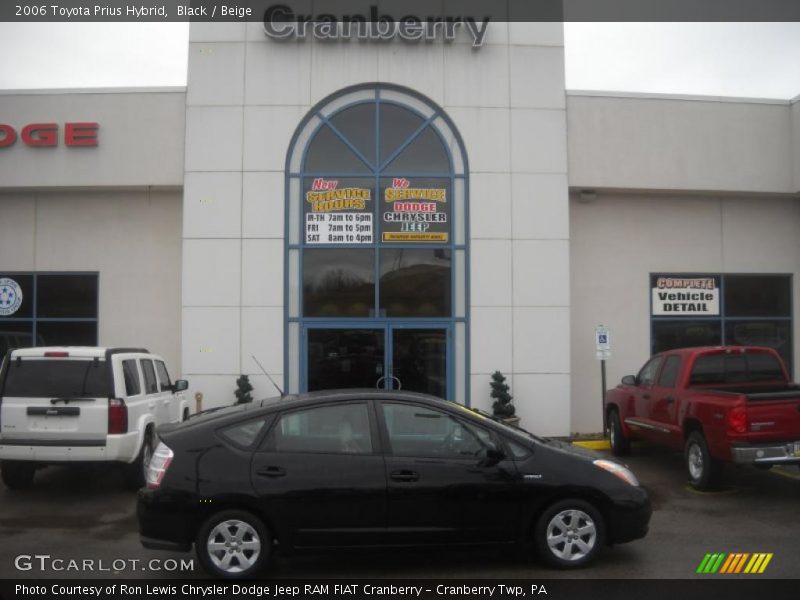 Black / Beige 2006 Toyota Prius Hybrid