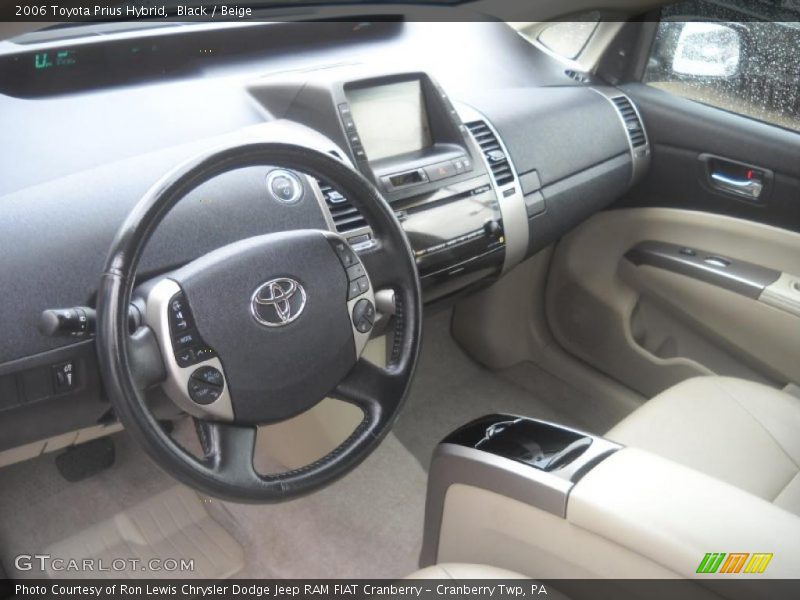 Black / Beige 2006 Toyota Prius Hybrid