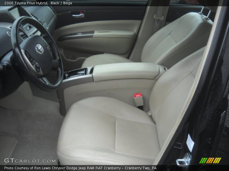 Black / Beige 2006 Toyota Prius Hybrid
