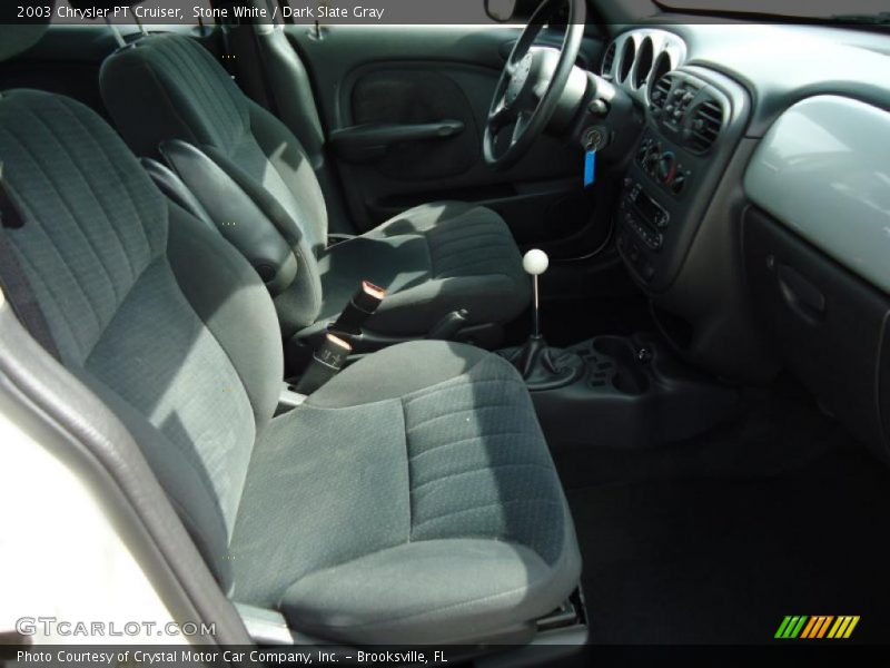 Stone White / Dark Slate Gray 2003 Chrysler PT Cruiser