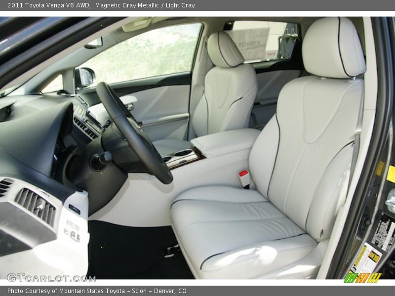  2011 Venza V6 AWD Light Gray Interior