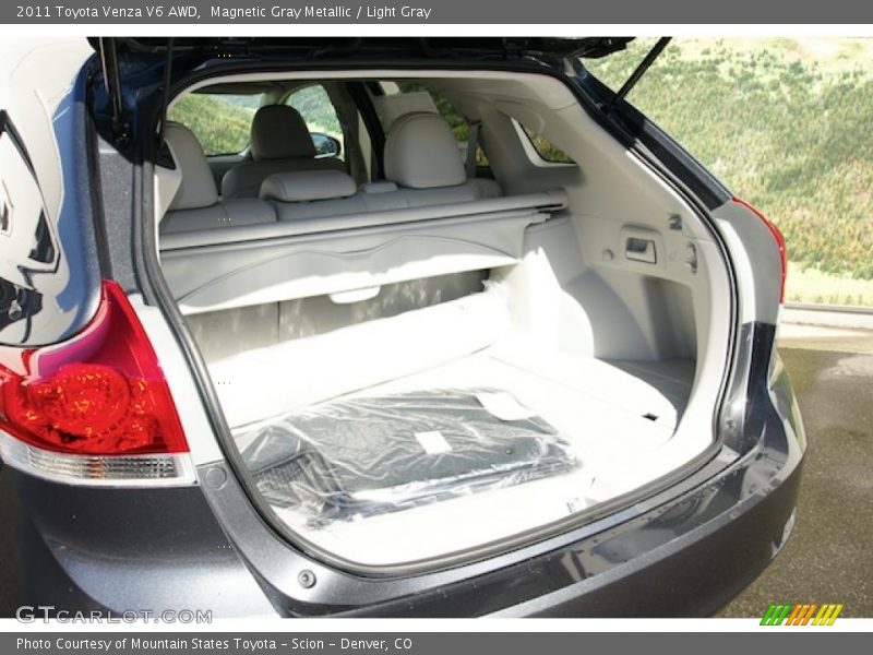 Magnetic Gray Metallic / Light Gray 2011 Toyota Venza V6 AWD