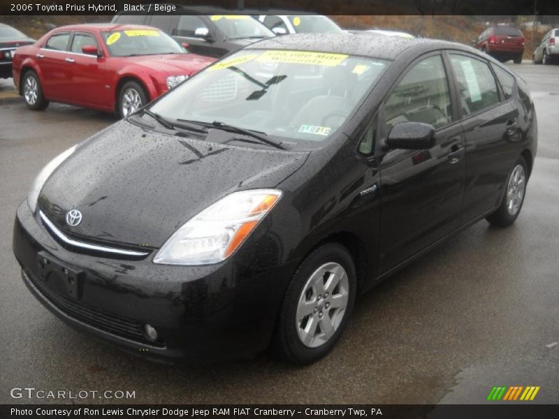 Black / Beige 2006 Toyota Prius Hybrid