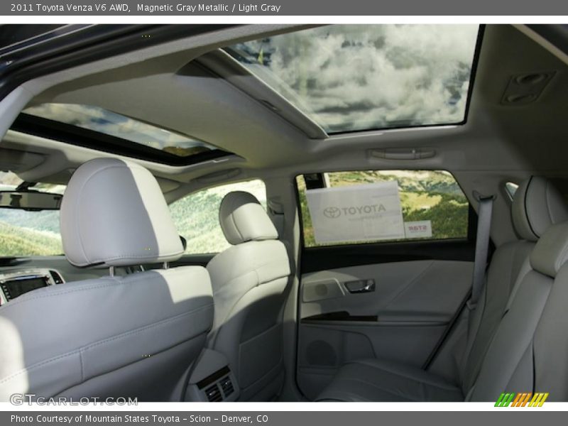 Magnetic Gray Metallic / Light Gray 2011 Toyota Venza V6 AWD