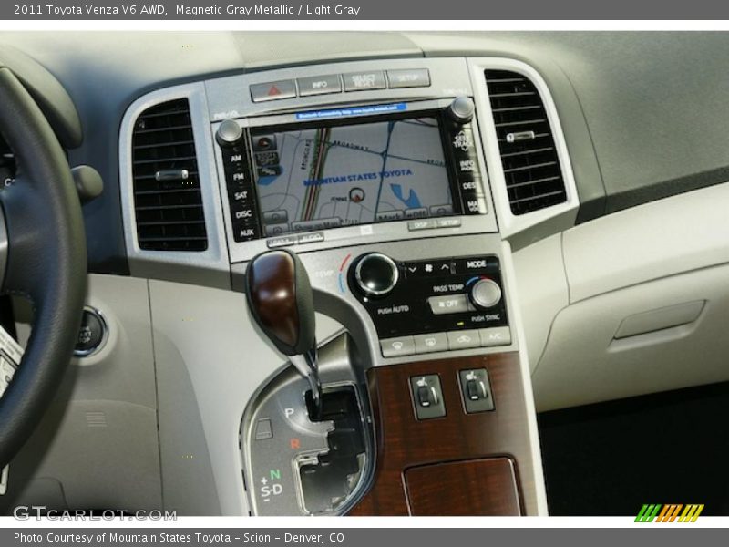 Magnetic Gray Metallic / Light Gray 2011 Toyota Venza V6 AWD