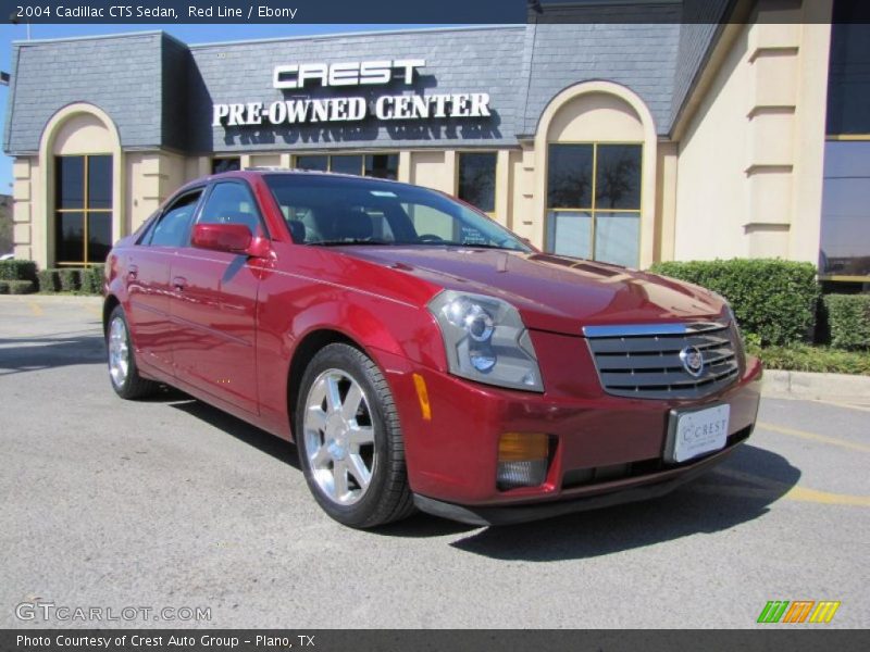 Red Line / Ebony 2004 Cadillac CTS Sedan