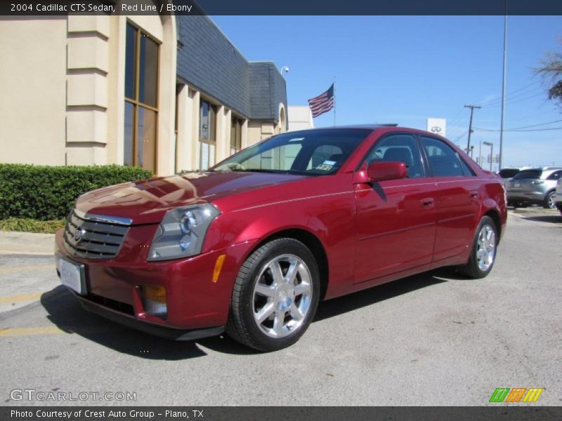 Red Line / Ebony 2004 Cadillac CTS Sedan