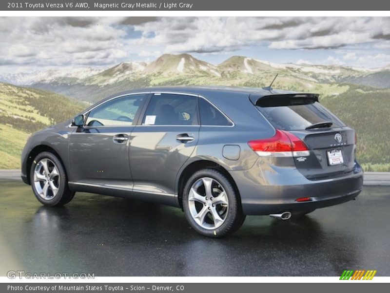 Magnetic Gray Metallic / Light Gray 2011 Toyota Venza V6 AWD