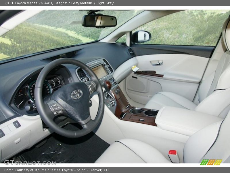  2011 Venza V6 AWD Light Gray Interior