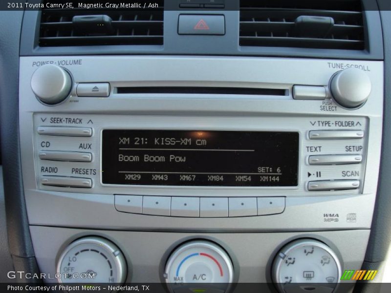 Magnetic Gray Metallic / Ash 2011 Toyota Camry SE