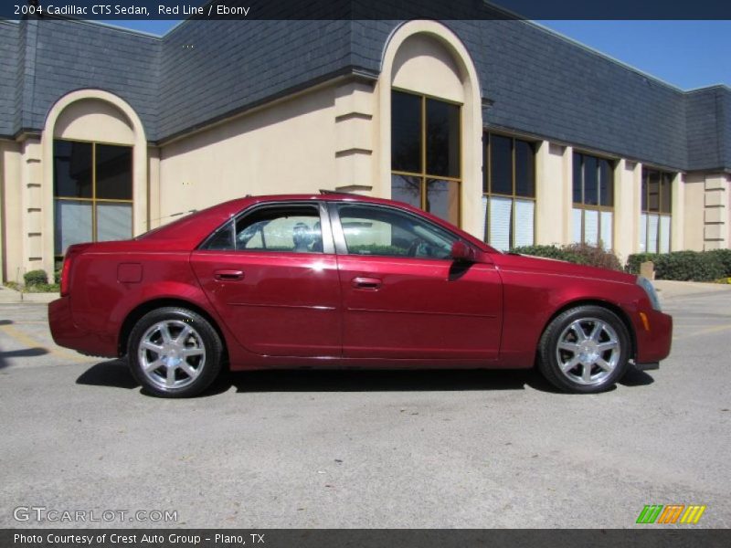 Red Line / Ebony 2004 Cadillac CTS Sedan