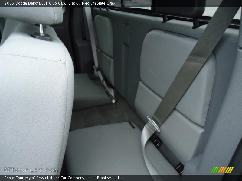Black / Medium Slate Gray 2005 Dodge Dakota SLT Club Cab