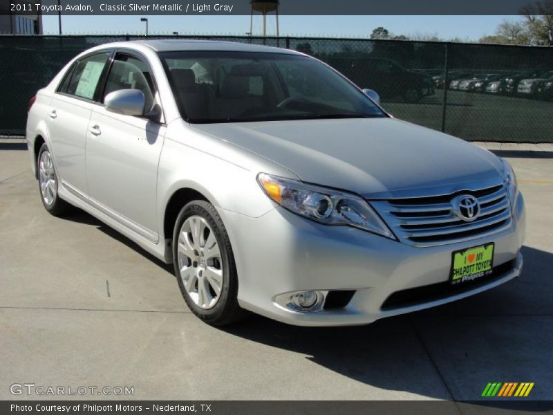 Classic Silver Metallic / Light Gray 2011 Toyota Avalon