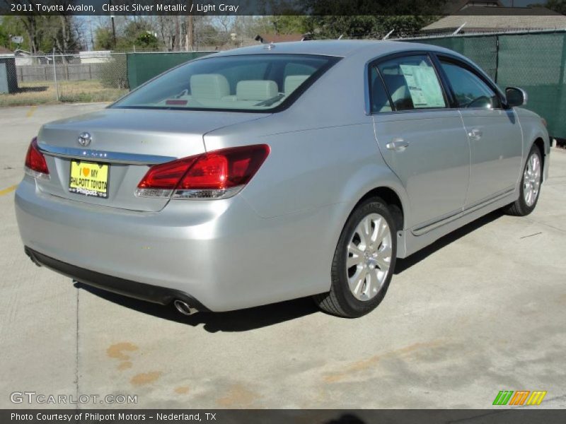 Classic Silver Metallic / Light Gray 2011 Toyota Avalon