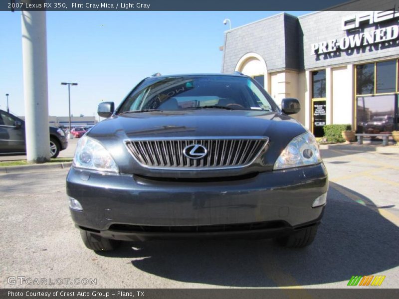 Flint Gray Mica / Light Gray 2007 Lexus RX 350