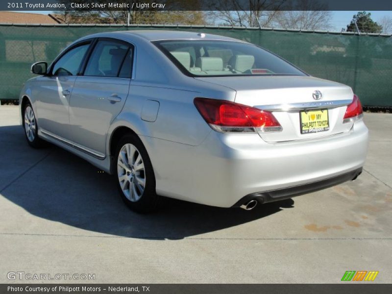 Classic Silver Metallic / Light Gray 2011 Toyota Avalon