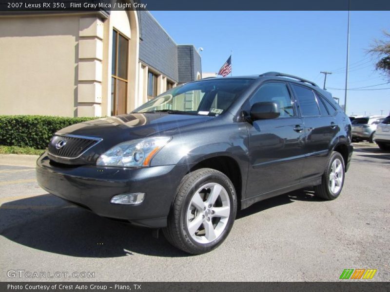 Flint Gray Mica / Light Gray 2007 Lexus RX 350