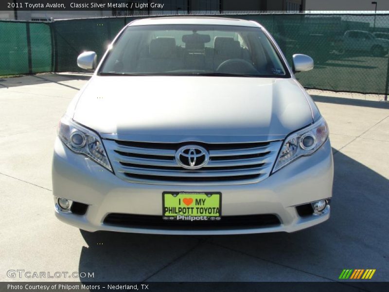 Classic Silver Metallic / Light Gray 2011 Toyota Avalon