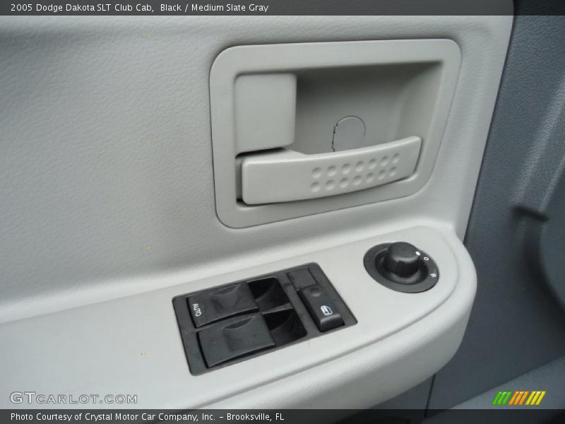 Black / Medium Slate Gray 2005 Dodge Dakota SLT Club Cab