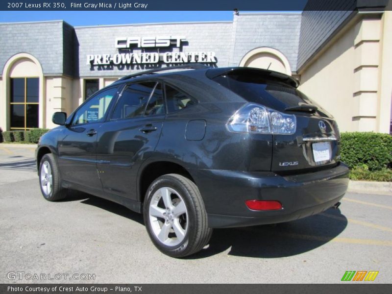 Flint Gray Mica / Light Gray 2007 Lexus RX 350