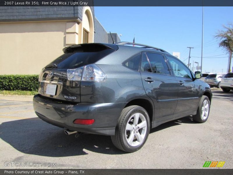 Flint Gray Mica / Light Gray 2007 Lexus RX 350