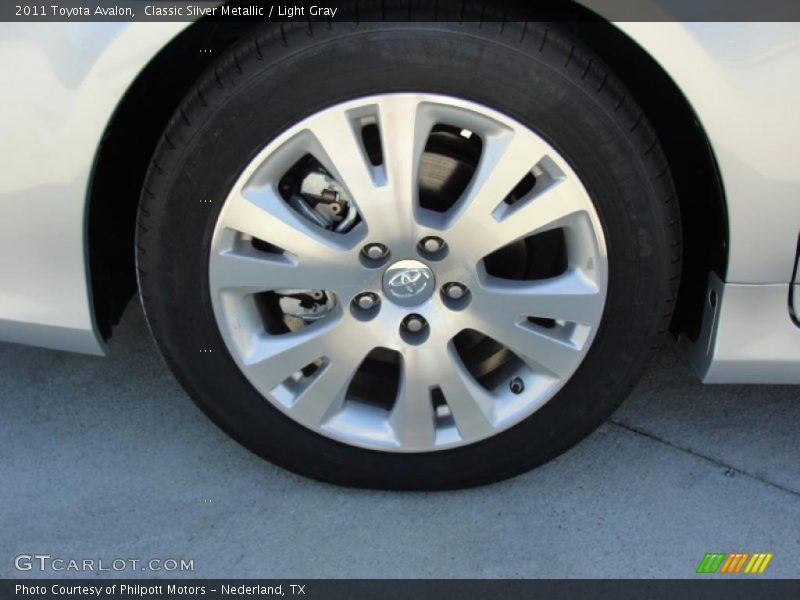 Classic Silver Metallic / Light Gray 2011 Toyota Avalon