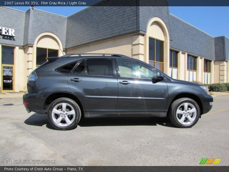 Flint Gray Mica / Light Gray 2007 Lexus RX 350