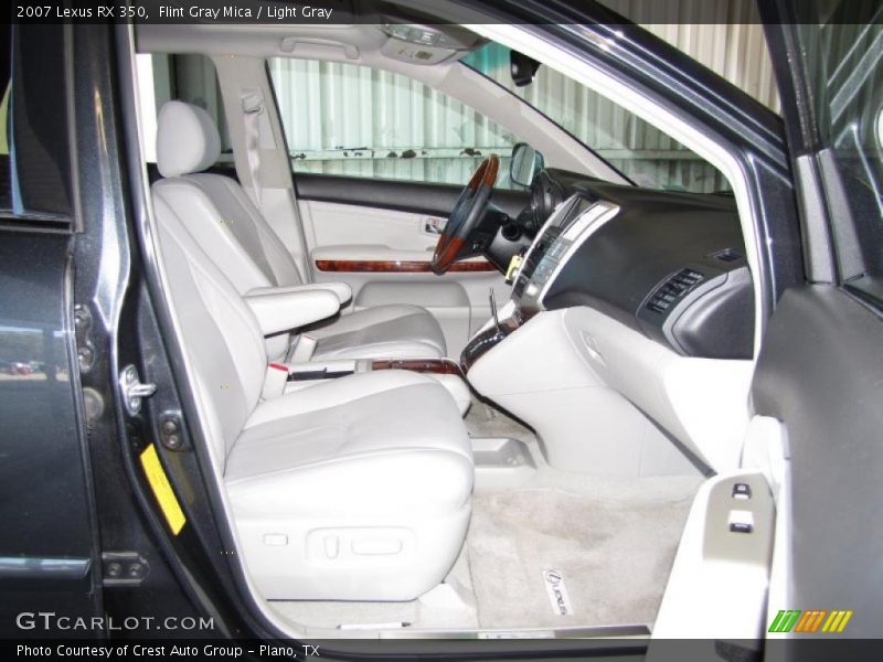 Flint Gray Mica / Light Gray 2007 Lexus RX 350