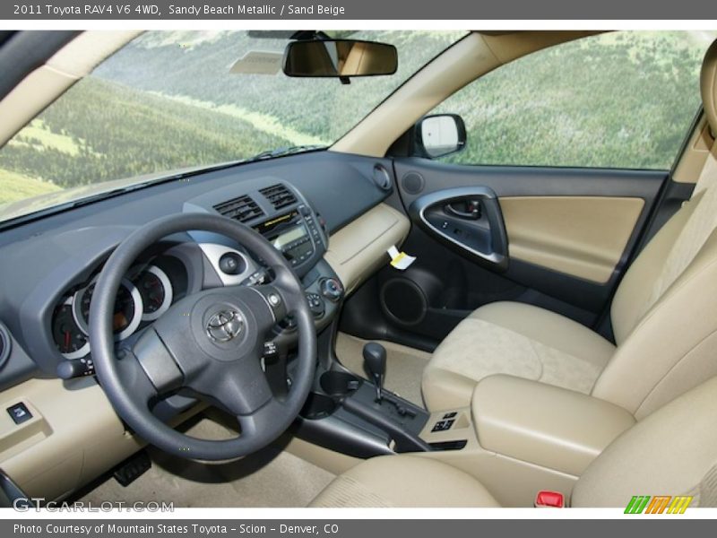 Sandy Beach Metallic / Sand Beige 2011 Toyota RAV4 V6 4WD