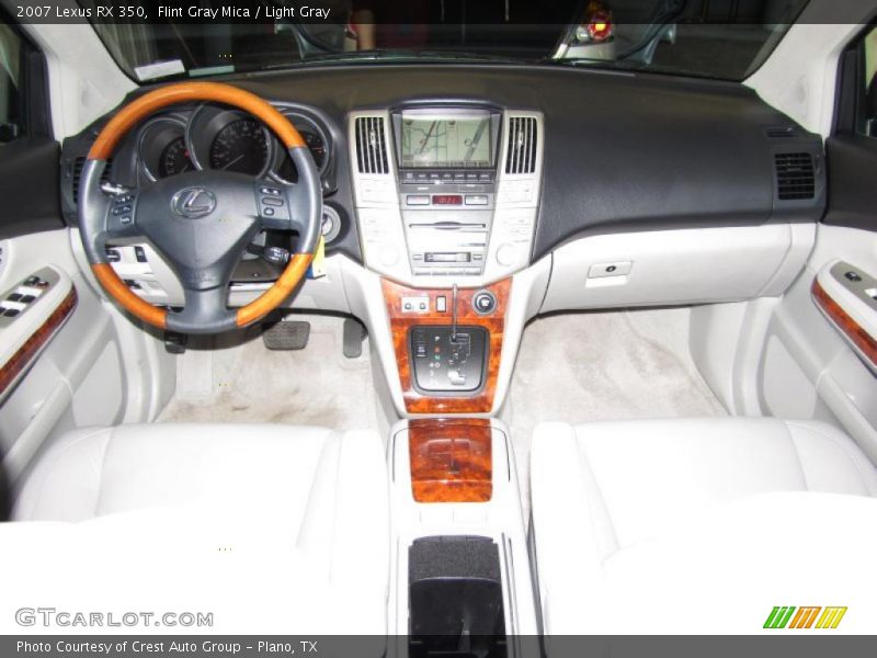 Flint Gray Mica / Light Gray 2007 Lexus RX 350