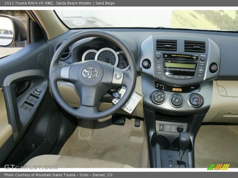 Sandy Beach Metallic / Sand Beige 2011 Toyota RAV4 V6 4WD
