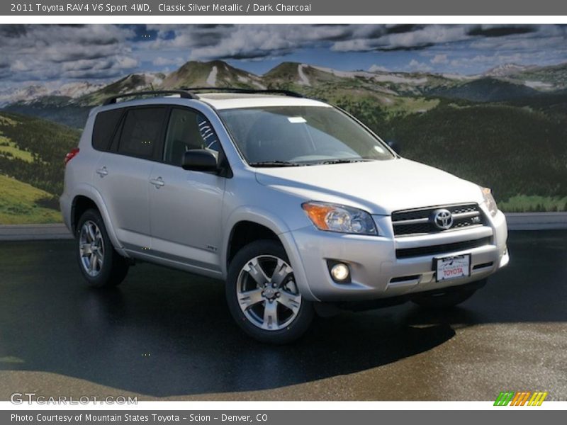 Classic Silver Metallic / Dark Charcoal 2011 Toyota RAV4 V6 Sport 4WD