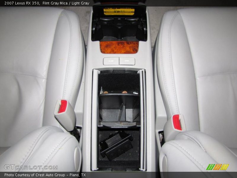 Flint Gray Mica / Light Gray 2007 Lexus RX 350