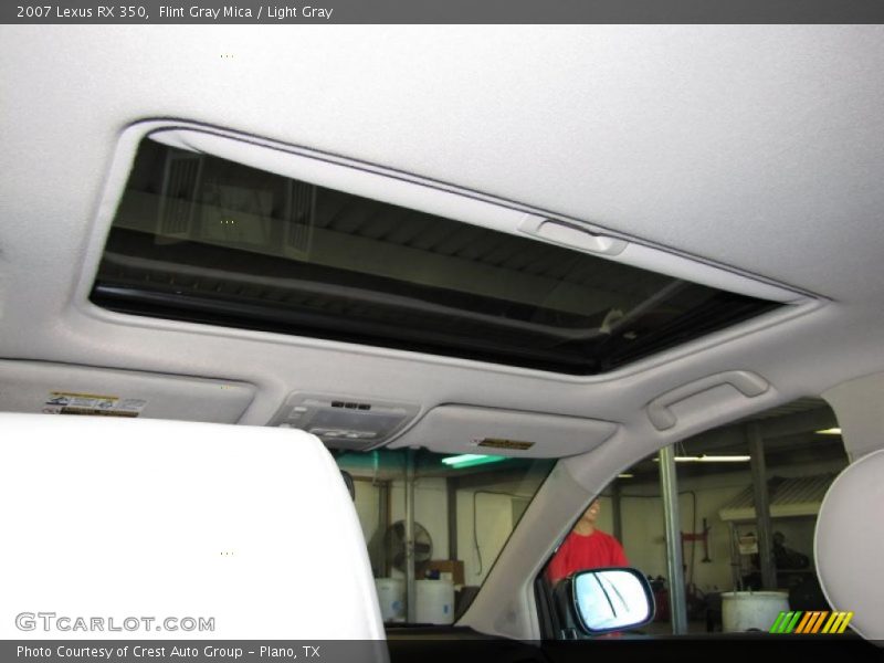 Flint Gray Mica / Light Gray 2007 Lexus RX 350