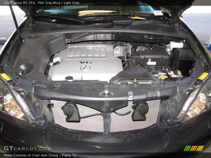 Flint Gray Mica / Light Gray 2007 Lexus RX 350