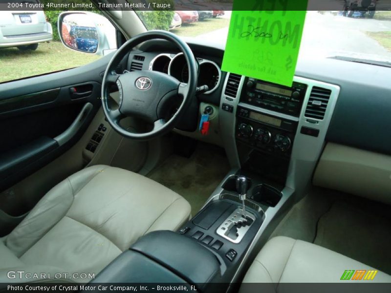 Titanium Metallic / Taupe 2004 Toyota 4Runner Limited
