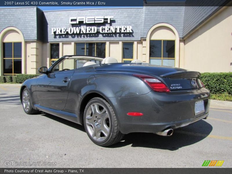 Smoky Granite Mica / Ecru 2007 Lexus SC 430 Convertible