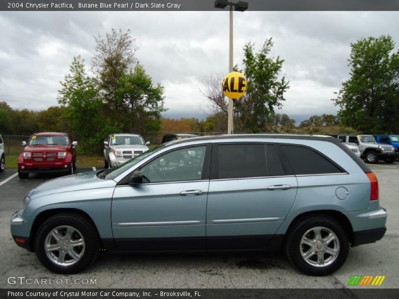 Butane Blue Pearl / Dark Slate Gray 2004 Chrysler Pacifica