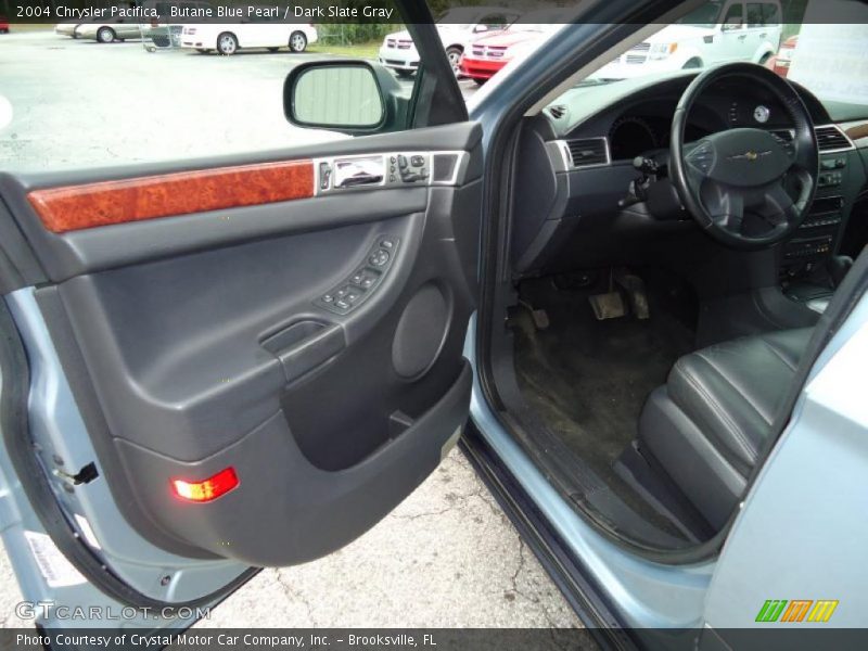 Butane Blue Pearl / Dark Slate Gray 2004 Chrysler Pacifica
