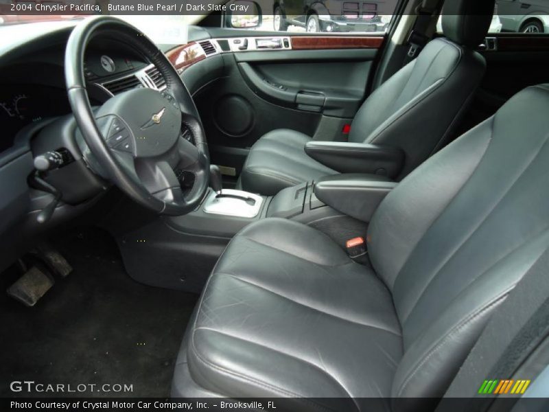 Butane Blue Pearl / Dark Slate Gray 2004 Chrysler Pacifica