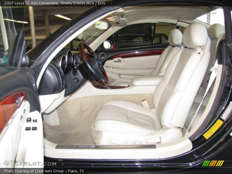  2007 SC 430 Convertible Ecru Interior