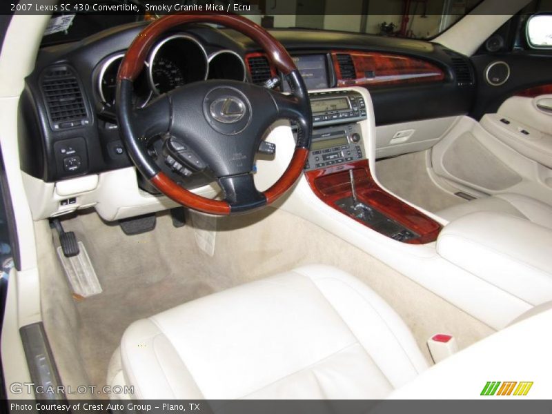 Dashboard of 2007 SC 430 Convertible
