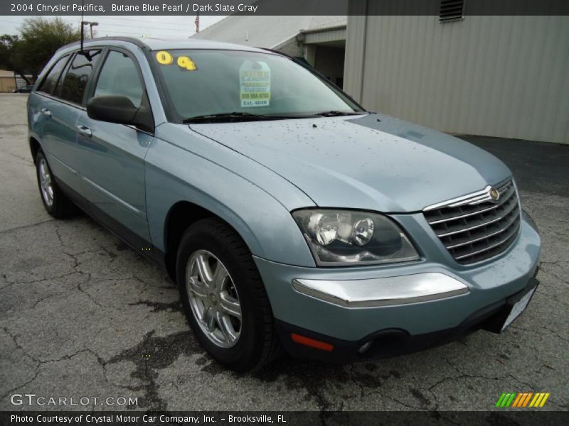 Butane Blue Pearl / Dark Slate Gray 2004 Chrysler Pacifica