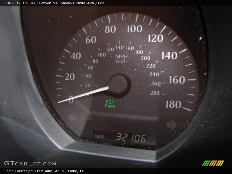 Smoky Granite Mica / Ecru 2007 Lexus SC 430 Convertible