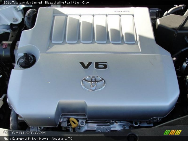 Blizzard White Pearl / Light Gray 2011 Toyota Avalon Limited