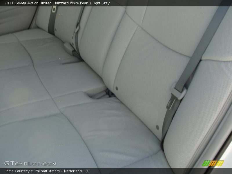 Blizzard White Pearl / Light Gray 2011 Toyota Avalon Limited